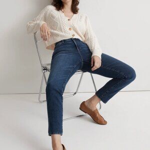 Madewell Curvy Stovepipe Jeans in Tall 28, Pendleton Wash